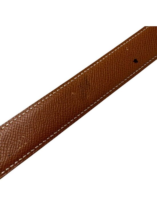 Hermes Hapi Leather Belt Gold 90
